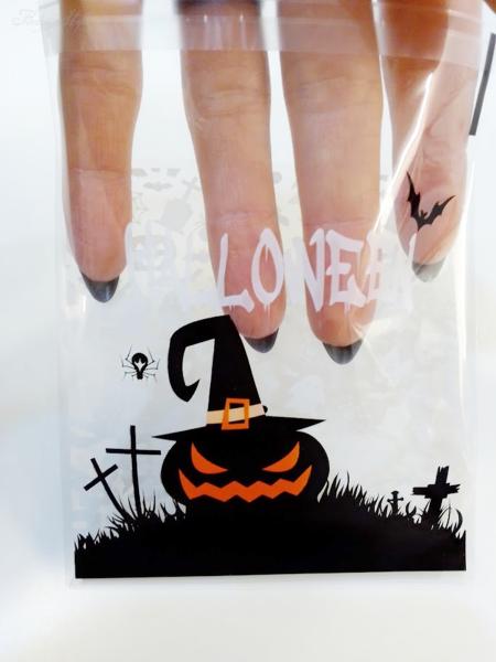 5 Geschenktüten Halloween Kürbis